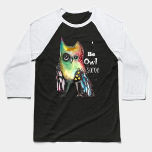 Be Owlsome Baseball T-Shirt